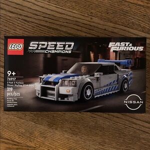 NEW LEGO Speed Champions 2 Fast 2 Furious Nissan Skyline GT-R 319 pcs 76917